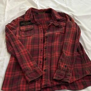 Harley-Davidson Red Plaid Shirt